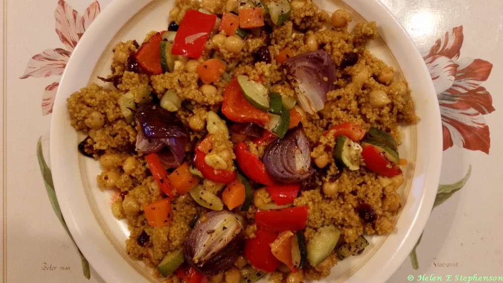 Gousto Chunky Roast Vegetables With Jewelled Couscous